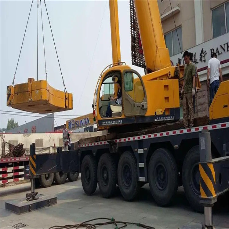 全南县当地吊车出租|机器吊装|75吨|工厂搬迁服务